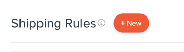 Click New to start configuring a new shipping rule.