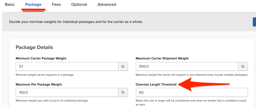 OversizedLengthThreshold