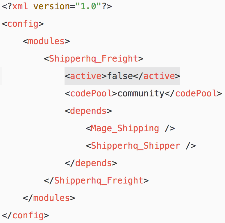 Editor view for module adjustment.