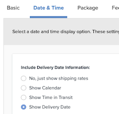 ShipperHQ Delivery Date display options for checkout