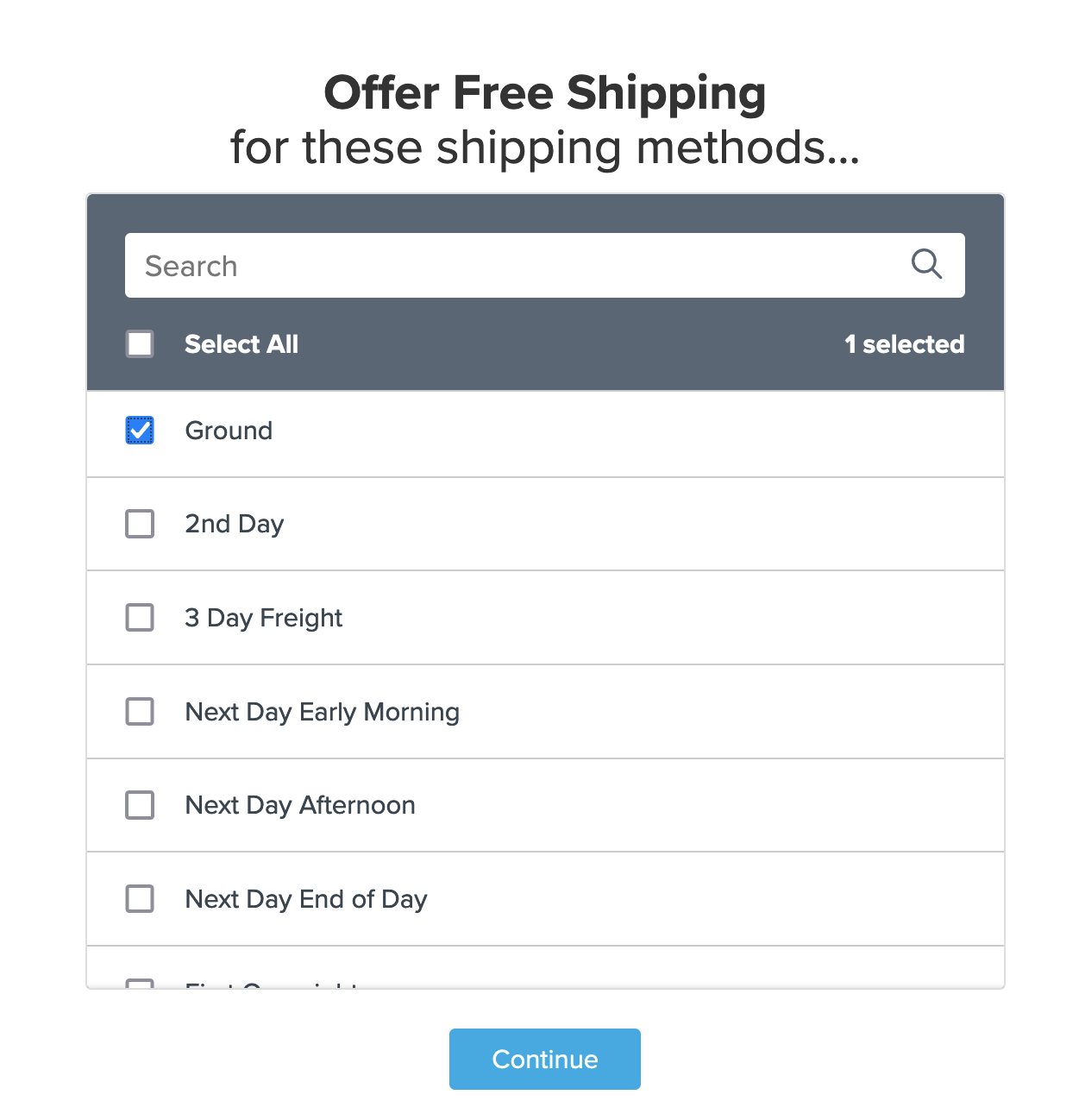 How to Offer Free Shipping on Certain Items Only - ShipperHQ Docs