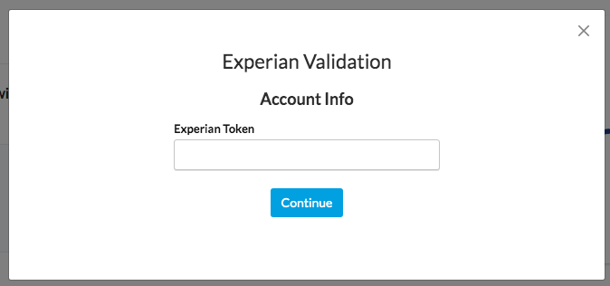 Enter your token to use Experian Address Validation in ShipperHQ