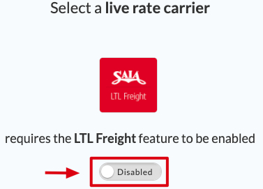 Enable Saia LTL Freight in ShipperHQ