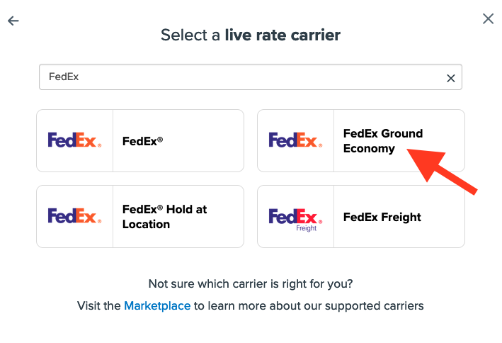 Select FedEx Ground Economy
