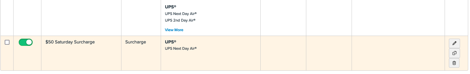 Search the rule in the shipping rules list in All Shipping Rules under Shipping Rules menu. It will appear at the end of the list.